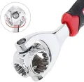 360 Degree 48 in 1 Universal Wrench Handy Adjustable Tool Multi-Function Socket Set. 