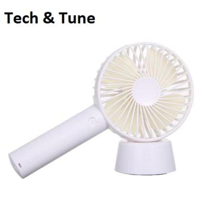 Portable Mini USB Rechargeable Hand Held Air Cooler Fan with Desktop