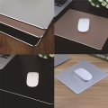 220*180mm Metal Aluminum Mouse Pad Gaming Mousepads Oversized Office Mats Laptop Table Mousemats Black Silver Mice Pad.