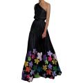 Banquet Dress Contrast Color Gorgeous Women Dress. 