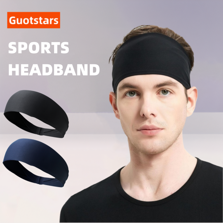 Headband Sport Men Sweat,Sports Headbands, Sweat Band ,Head Band Sweatbands For Running Gym Training Tennis Basketball Football
