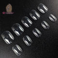 XS XXS Short False Nail Tips Soft Gel X Capsule Press On Almond Full Cover Artificial Nails 240pcs/bag.
