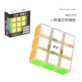 Transparent Bordered Single Layer Rubik's Cube , Rubik's 3 x 3 x 1 Cube Puzzle Game for beginner, Educational Brain Teaser Travel Fidget kids Toy, for Adults & Kids Ages 8 and up| kids Puzzle| Brain Development| Must Have| Birthday Gift.