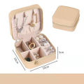 Fashion Portable Travel Accessories Antioxidant Compact Ring Earrings Jewelry Box Jewelry Organizer. 