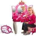 Little Princess Mirror Dressing Table Up With Music Sound And Light Glamour Beauty Makeup Pretend Role Play Set Toy For Kids. 