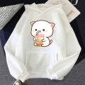 Kawaii Bubu Dudu Print Hoodies Cartoon Tops Winter Clothes Women Harajuku Long Sleeve Hoodie Casual Y2k Sweatshirt Tracksuit Men. 