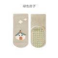 Baby socks 2026 new winter non-slip glued terry socks Korean cartoon 0-3 yr.