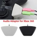 For Xbox 360 Converter Adapter 3.5mm Jack Microphone Earphone to 2.5mm Audio Adapter for Xbox 360 Headphone Adapter. 