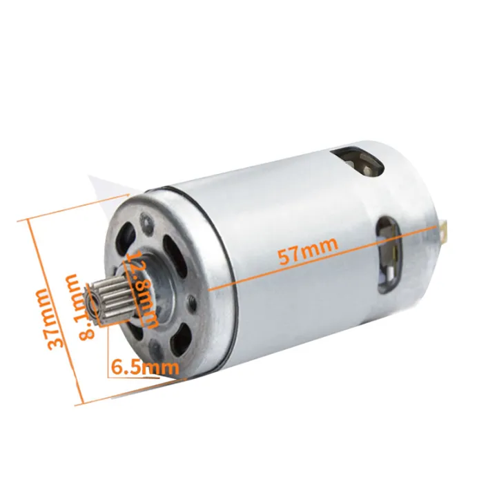 4X%2021V%20RS550%20Motor%20Brushed%20Motor%2014%20Teeth%20Suitable%20for%204/6%20Inch%20Cordless%20Mini%20Logging%20Saw%20Chainsaw%20Tool%20Accessories%20-%20Image%202