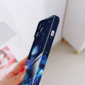 TA for Infinix Smart 6 Back Cover Retro Gradient Butterfly Film Phone Case Light Thin Anti Fall Acrylic Hard Protective Cover. 