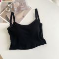 Pure Desire Style New Beauty Back Camisole Girls Inner Wear One-Piece Chest Pad Bottoming Underwear Outer Wear Wrapped Chest Tube Top Fashion. 