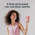 Original JisuLife Handheld Fan Life9 Silent Turbo Fan 5000mAh Battery 18H Max Cooling Time with 5 Speeds.