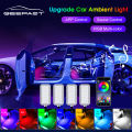 Geepact Car Ambient Light Car RGB Interior Car Lights APP Control Car Accessories Sound Active Function Car Foot Under Dash Lighting Kit Atmosphere Light USB. 