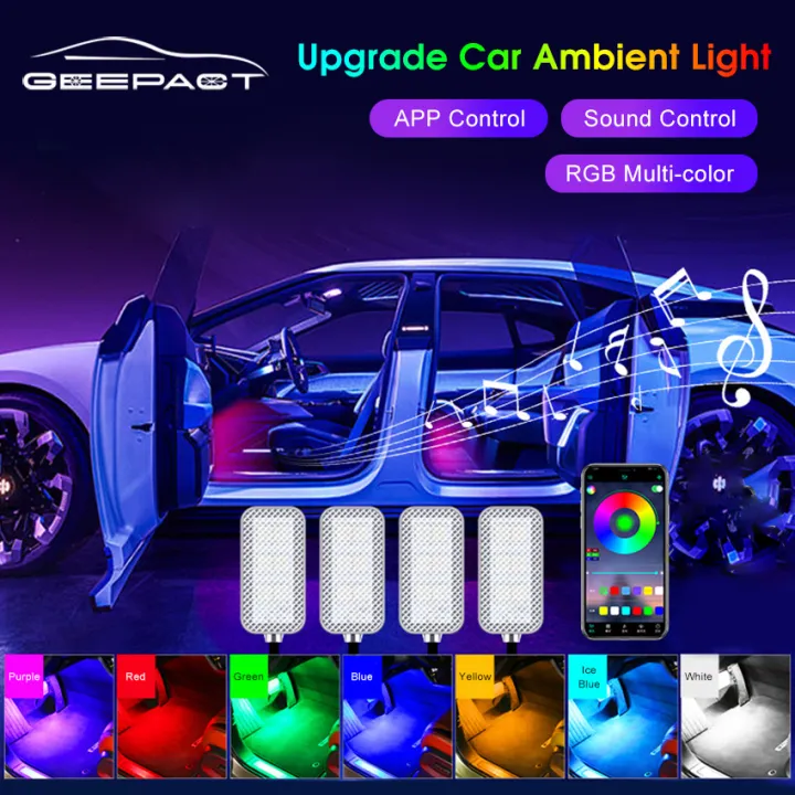 Geepact%20Car%20Ambient%20Light%20Car%20RGB%20Interior%20Car%20Lights%20APP%20Control%20Car%20Accessories%20Sound%20Active%20Function%20Car%20Foot%20Under%20Dash%20Lighting%20Kit%20Atmosphere%20Light%20USB%20-%20Image%202