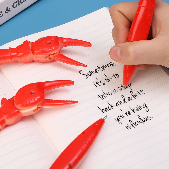 1/5Pcs%200.5Mm%20Attractive%20Animal-themed%20Pen%20Adorable%20Lobster%20Claw%20Crab%20Claw%20Gel%20Pens%20For%20Kids%20Fun%20Novelty%20Ballpoint%20Pens%20With%20For%20School%20-%20Image%203