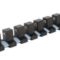 Socket Clip Rail Holder, Socket Organizer ABS 1/2 3/8 1/4 for Working Area.
