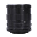 3 Steps Macro Extension Ring Tube FOR all nikon dslr slr uk local shipping - Black. 