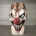 Cross-border Halloween Clown Fear Factor Latex Mask Party Costume Npc Escape Room Ghost House Cosplay Atmosphere. 