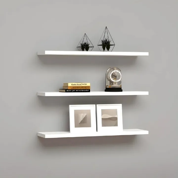 Black/White%20Floating%20Shelf%20Set%20of%201/2/3,Wall%20Hanging%20Shelf,Home%20Decoration%20Shelf,Storage%20Shelves%20Display%20Racks%20Home%20Decor%20Wall%20shelve%20for%20Living%20Room,%20Office%20Shelves,%20Book%20Shelf%20Size:19x6%20inch%20-%20Image%202