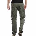 Men Cargo Pants Men Multi-Pocket Overall Male Cotton Trousers Casual Joggers Pants Size 42 Drop Shipping.