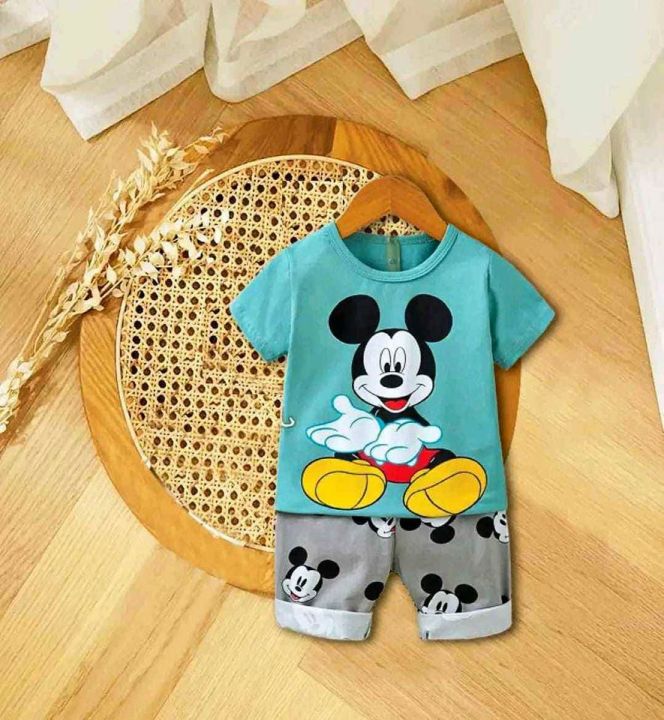 Baby%20Boy%20%20Summer%20Short%20Sleeve%20T-shirt%20Tee%20Shorts%202%20Pcs%20Outfits%20Set%20used%20children%20baby%20comfortable%20T-shirt%20and%20pant%20(%20-%20Image%209