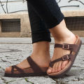 Comwarm Classic Cork Sandals For Women Fashion Thick Soles Beach Sandals Cozy Casual House Flats Slippers With Adjustable Buckle. 