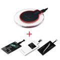 Qi Wireless Chargeing Transmitter+ Qi Receiver For Apple iPhone 4 5 5S SE 6 6S Wireless Charger Pad Kit For iPhone 7 7 Plus 8 BQ.