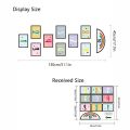 Digital Jump Lattice children's wall stickers, games, preschool education floor stickers, children's rooms, kindergarten floor decoration floor stickers.