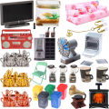 1/12 1/6 Dollhouse Furniture Accessories Miniature Items For Barbie Furniture Clothes Girls Toys Birthday Gift. 