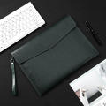 Information Bag Office File Bag PVC File Bag Portfolio Business Document Bag File Holder Leather Document Bag.