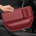 Multifunction Leather Car Seat Gap Organizer Console Crevice Filler Side Storage Box with Cup Holder Car Interior Storage Pocket. 