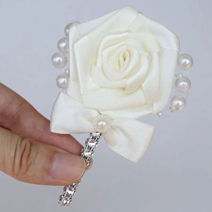 European%20Wedding%20Flowers%20Groom%20Groomsmen%20Boutonniere%20Wedding%20Prom%20Men%20Suit%20Lapel%20Pin%20Silk%20Ribbon%20Ceremony%20Flower%20Brooch%20X8715%20-%20Image%203