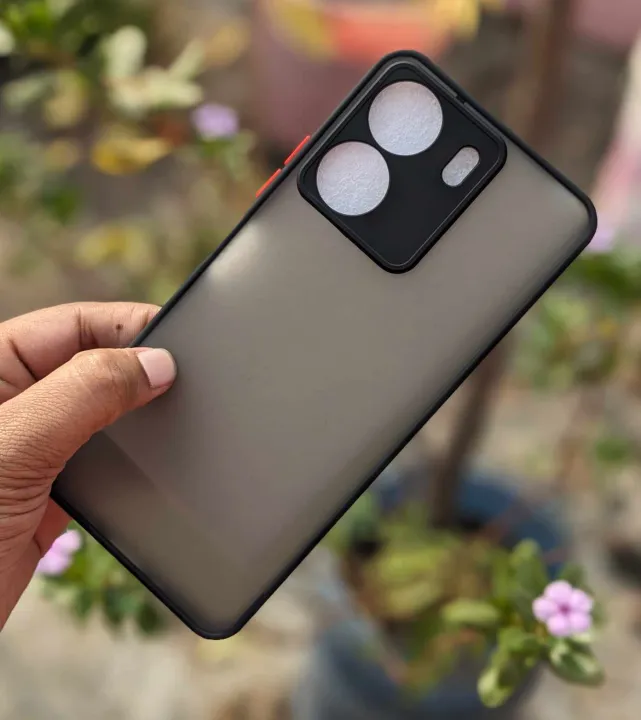 Camera%20Protection%20Bumper%20Phone%20Cases%20For%20Xiaomi%20Redmi%2013C%20Matte%20Translucent%20Shockproof%20Back%20Cover%20-%20Image%205