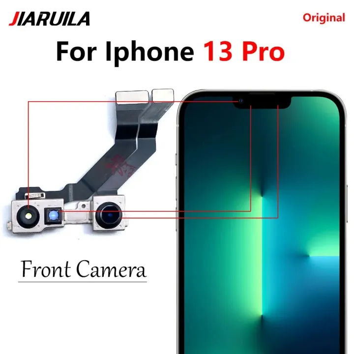 Original%20For%20iPhone%2012%2013%2012Pro%2013Pro%20Max%20Mini%20Back%20Rear%20Camera%20Module%20Flex%20Cable%20+Front%20Facing%20Camera%20Replacement%20Parts%20-%20Image%206