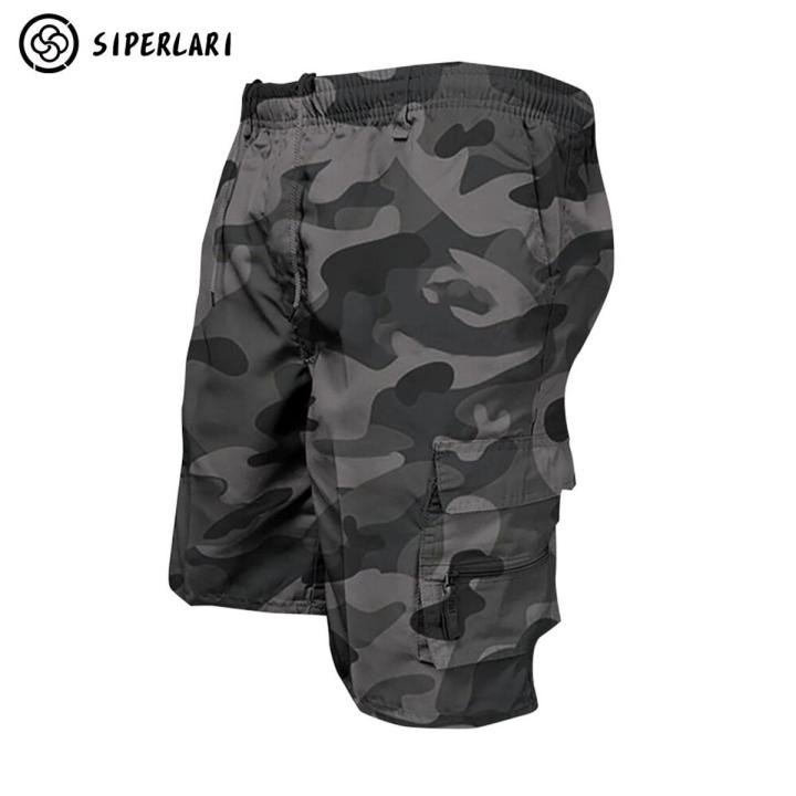 2023 Men's Cargo Shorts Drawstring Tactical Pants Men Cargo
