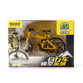 Showpiece Bicycle  1:8 Alloy Model Mountain Bicycle Showpiece Foldable Cycle Metal Racing Mountain Bike Toys Gifts. 