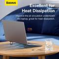 Baseus Adjustable Laptop Stand For Laptops Aluminum Desktop Laptop Bracket Mini Cooling Stand.