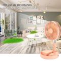 Foldable Table Fan USB Charging Desktop Cooling Fan Retractable Mute Electric Fan Air Cooler Remote Control Fan for Home Office. 