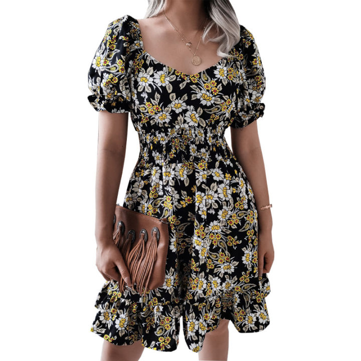 2024%20Amazon%20Summer%20New%20Independent%20Station%20European%20and%20American%20Cross-border%20TEMU%20Foreign%20Trade%20Women's%20Casual%20Ruffle%20Dress%20-%20Image%206