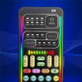 I9 Voice Changer Full Kit Multiple Audio Effect Bluetooth Live Sound Cards Ultra-Thin Portable Live Sound Card Mic Tool.