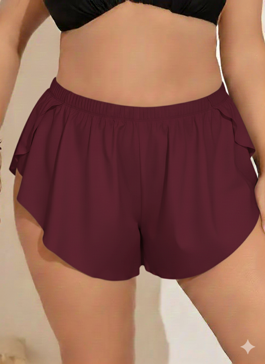 Ladies%20Silk%20Elastic%20Waist%20Shorts%20%7C%20Lightweight%20&%20Breathable%20-%20Image%202