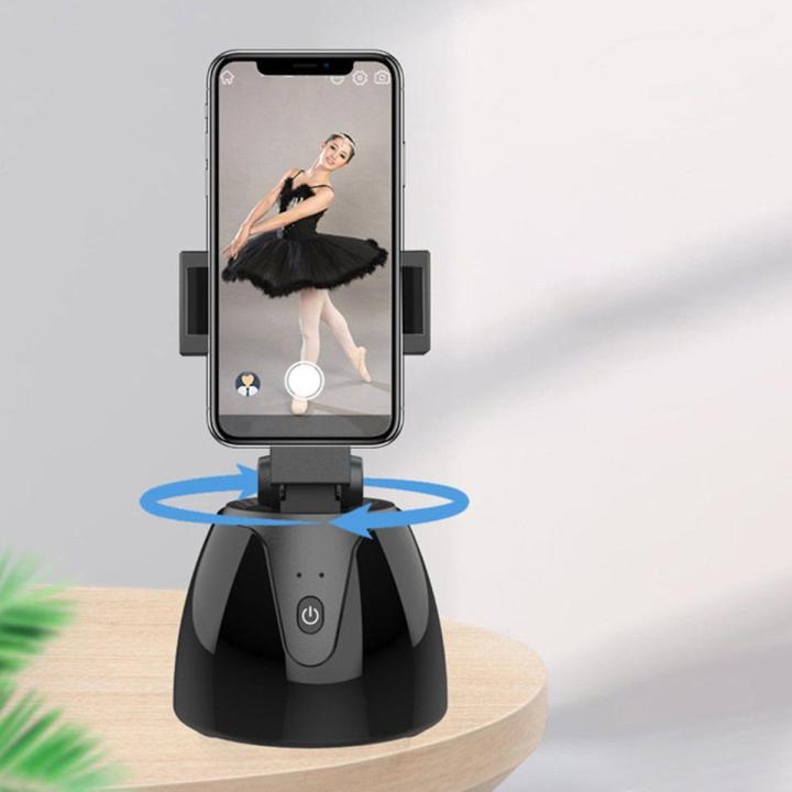 Auto Smart Shooting Selfie Stick 360 Degree Rotation Face Tracking Camera Tripod Head Live Vlog Video