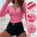Black V-neck Knit Soft Female Sweater Winter Autumn New Outer Wear Thin Long Sleeves Slim Skinny Short Sweater Pullovers women.