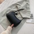 Casual Baguette Bag Women Trendy Fashion All-match One-shoulder Armpit Brand Solid Color Handbag Womens. 