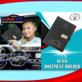 TOYOTA Car Vehicle Documents Holder-BLACK -CAR DOCUMENTS HOLDER,CAR PAPER BAG, DOCUMENT COVER, CAR DOCUMENTS POUCH, Vehicle Document holder, Ike or Car Document Holder or Paper Holder. 