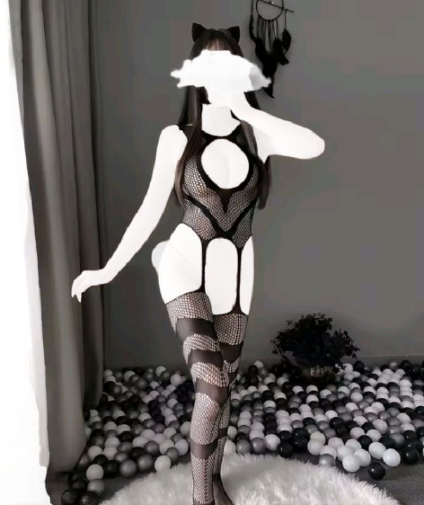 women transparent  bodysuit beautifui night dress