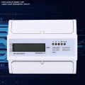 230/400V 5-100A Energy Consumption Digital Electric Power Meter 3 Phase KWh with LCD. 