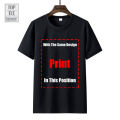 Men cotton T-shirt printed T shirt kormen's cover circle 07 tour T-shirt Black. 