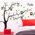 3d wall sticker picture frame tree large green waterproof self adhesive. 