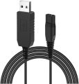 USB Shaver Charger Cable Power Cord 5V to 4.3V Replacement for Philips A00390 Shaver series 1000/series 500/RQ312/S100/S510/QP25.